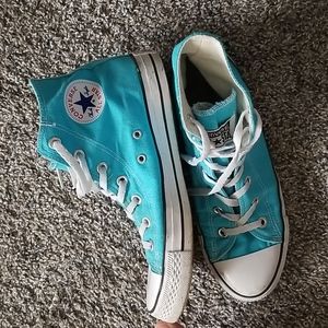 Blue Converse High Tops
